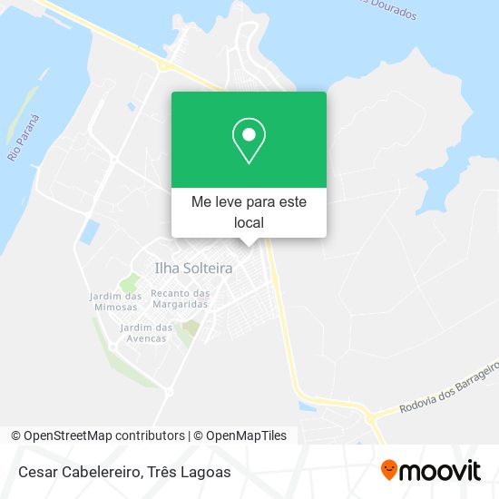 Cesar Cabelereiro mapa