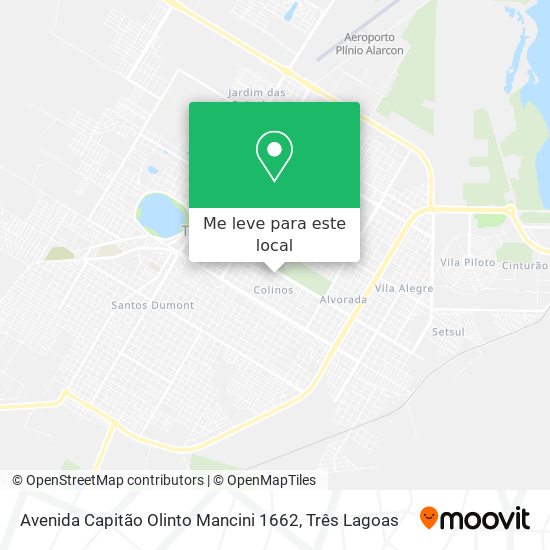 Avenida Capitão Olinto Mancini 1662 mapa