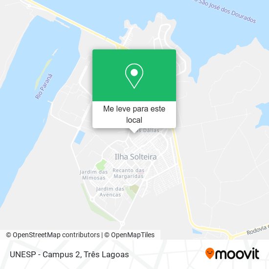 UNESP - Campus 2 mapa