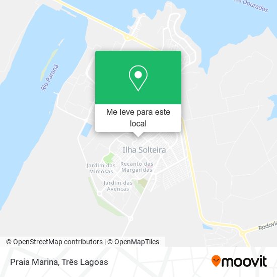 Praia Marina mapa