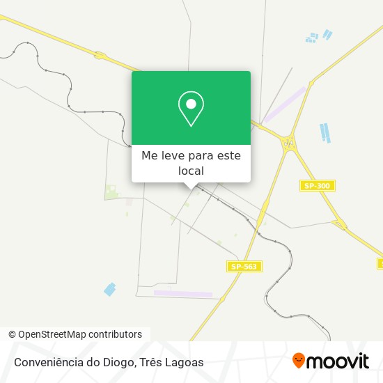 Conveniência do Diogo mapa