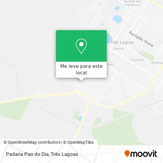 Padaria Pao do Dia mapa