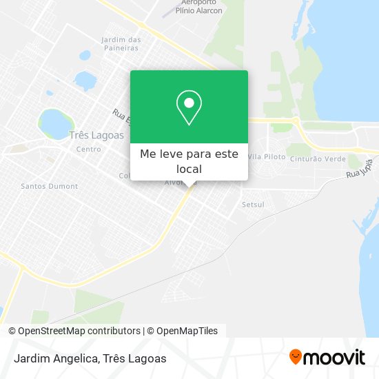 Jardim Angelica mapa