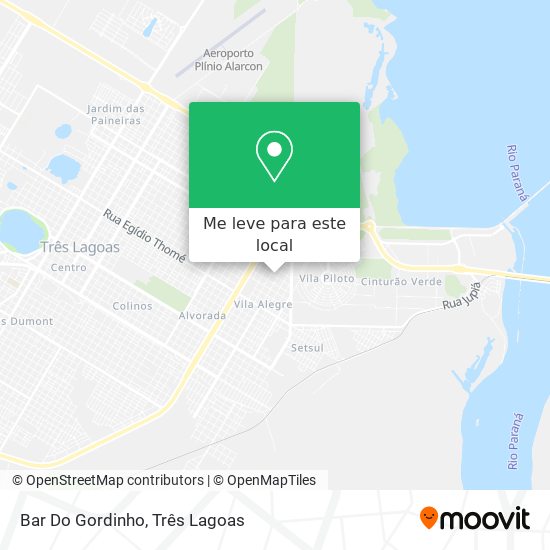 Bar Do Gordinho mapa