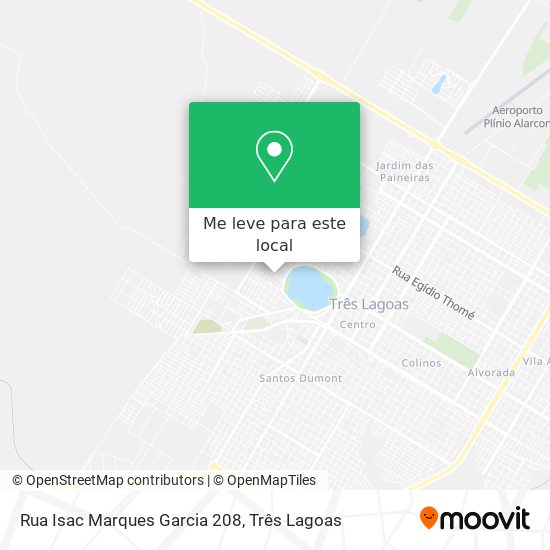 Rua Isac Marques Garcia 208 mapa
