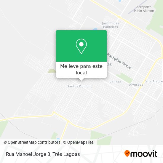 Rua Manoel Jorge 3 mapa