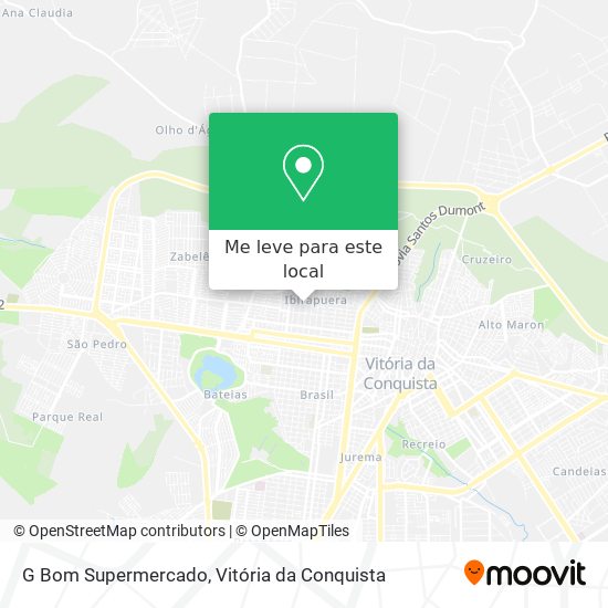 G Bom Supermercado mapa