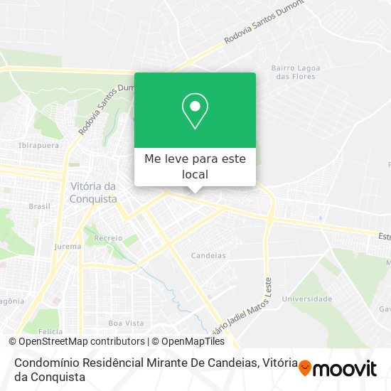 Condomínio Residêncial Mirante De Candeias mapa