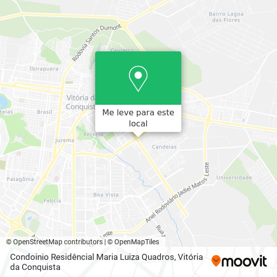 Condoinio Residêncial Maria Luiza Quadros mapa