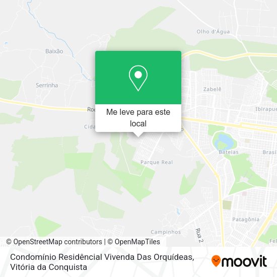Condomínio Residêncial Vivenda Das Orquídeas mapa