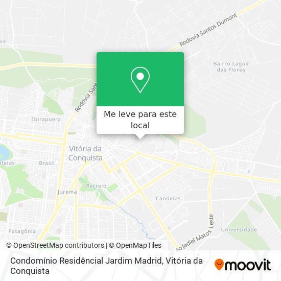 Condomínio Residêncial Jardim Madrid mapa