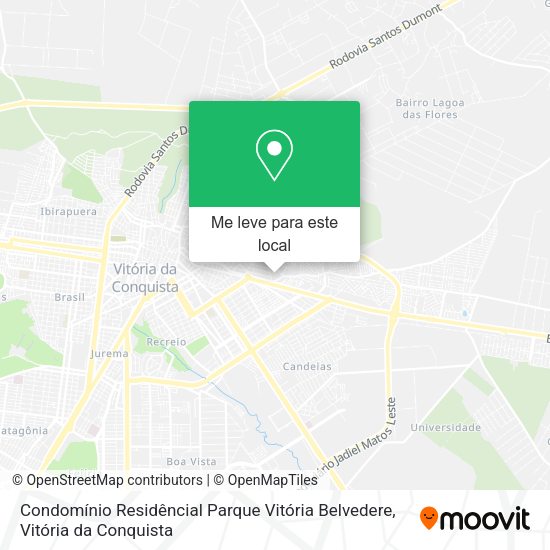 Condomínio Residêncial Parque Vitória Belvedere mapa
