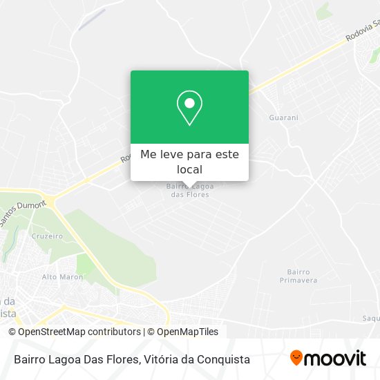 Bairro Lagoa Das Flores mapa