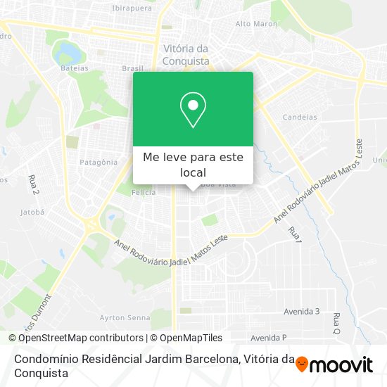 Condomínio Residêncial Jardim Barcelona mapa