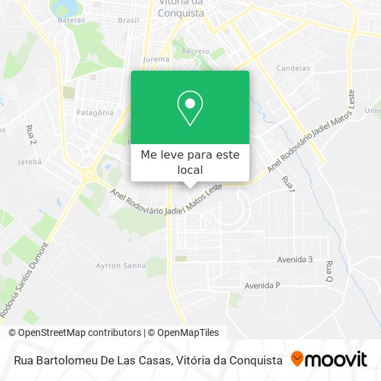 Rua Bartolomeu De Las Casas mapa