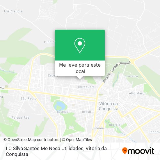 I C Silva Santos Me Neca Utilidades mapa