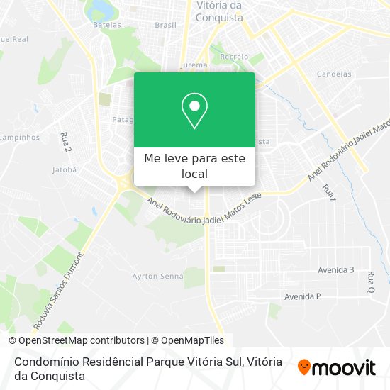 Condomínio Residêncial Parque Vitória Sul mapa