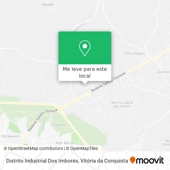 Distrito Industrial Dos Imborés mapa
