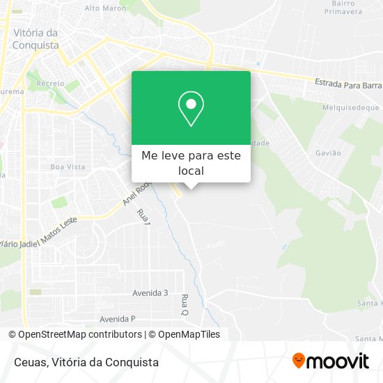 Ceuas mapa