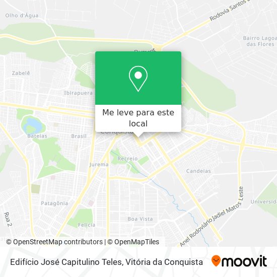 Edifício José Capitulino Teles mapa