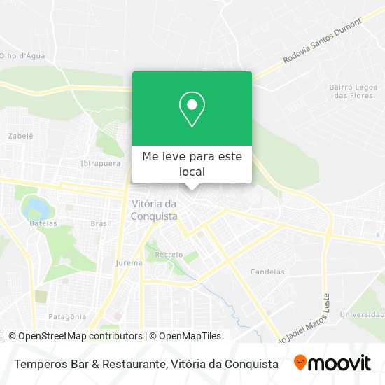 Temperos Bar & Restaurante mapa