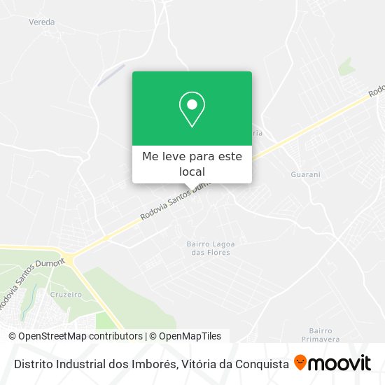 Distrito Industrial dos Imborés mapa