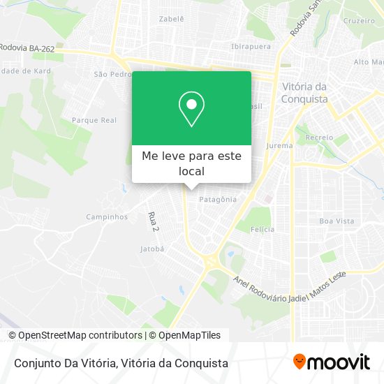 Conjunto Da Vitória mapa