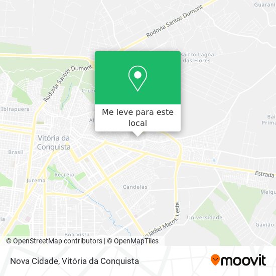 Nova Cidade mapa