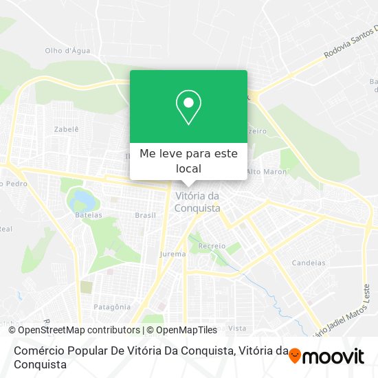 Comércio Popular De Vitória Da Conquista mapa