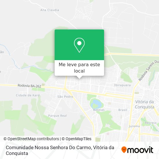 Comunidade Nossa Senhora Do Carmo mapa