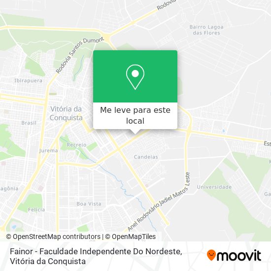 Fainor - Faculdade Independente Do Nordeste mapa