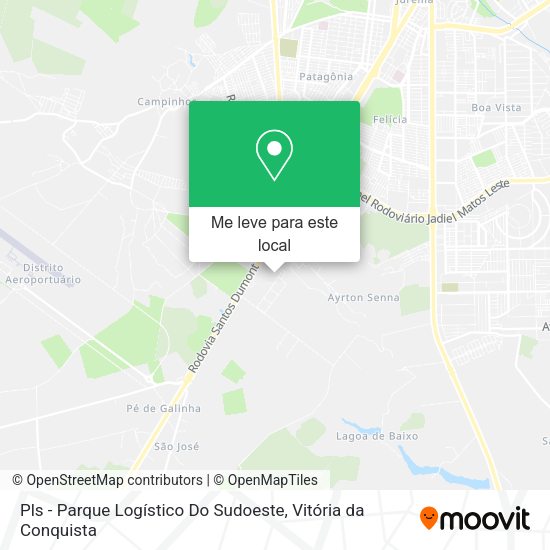 Pls - Parque Logístico Do Sudoeste mapa