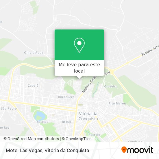 Motel Las Vegas mapa