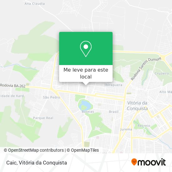 Caic mapa