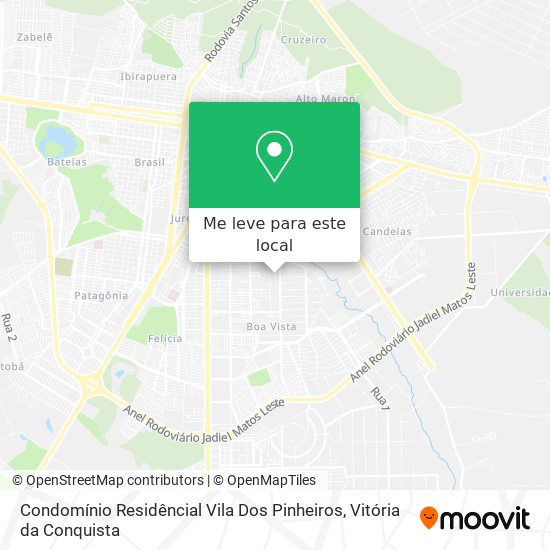 Condomínio Residêncial Vila Dos Pinheiros mapa