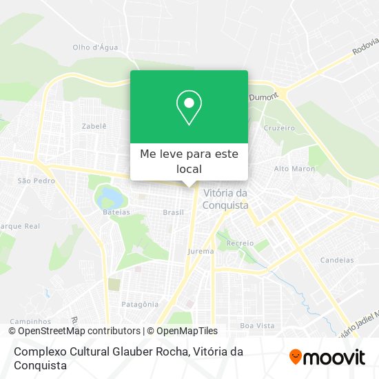 Complexo Cultural Glauber Rocha mapa