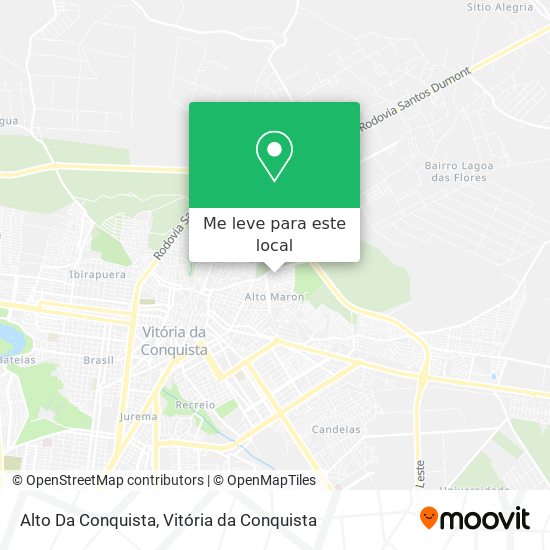Alto Da Conquista mapa