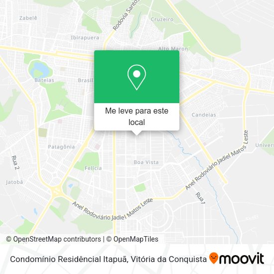 Condomínio Residêncial Itapuã mapa