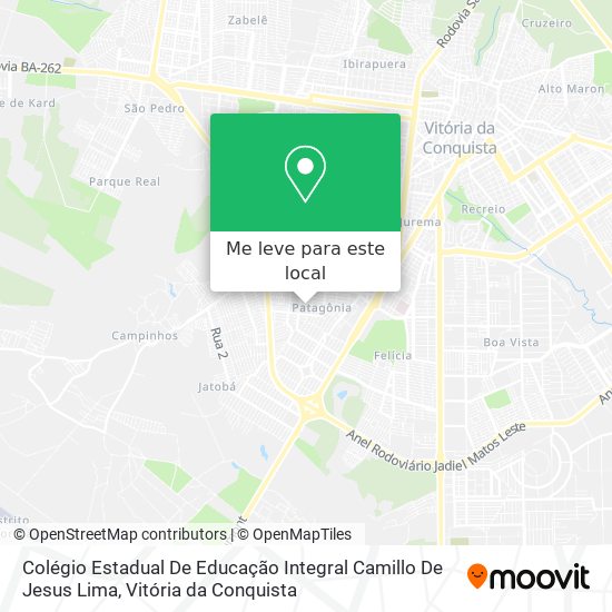 Colégio Estadual De Educação Integral Camillo De Jesus Lima mapa