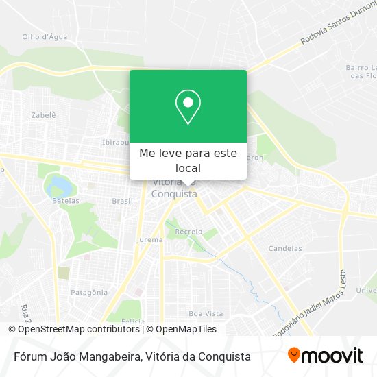 Fórum João Mangabeira mapa