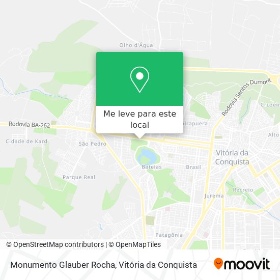 Monumento Glauber Rocha mapa