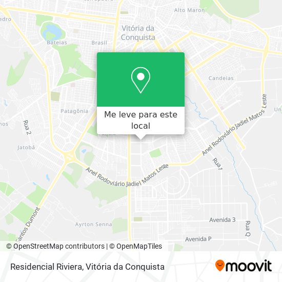 Residencial Riviera mapa