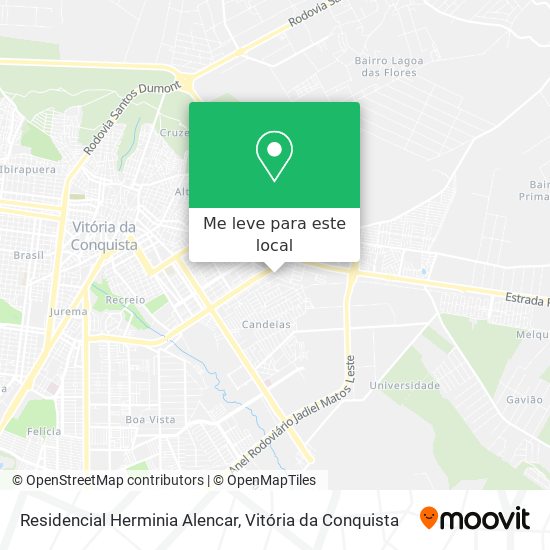 Residencial Herminia Alencar mapa