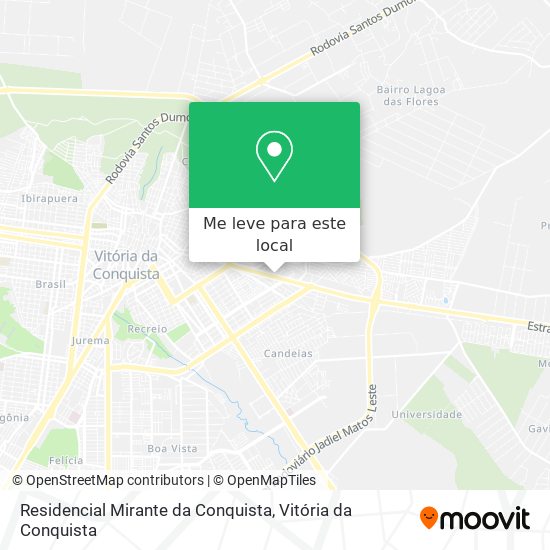 Residencial Mirante da Conquista mapa