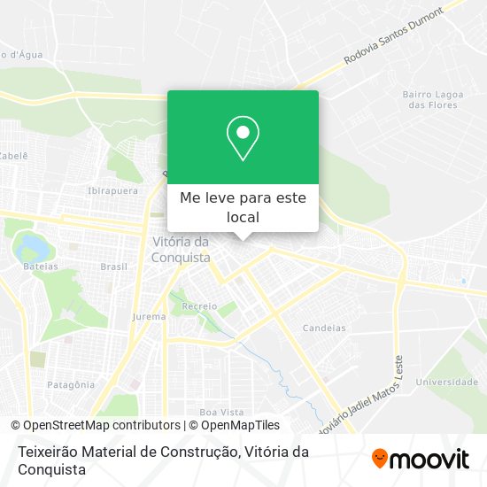 Teixeirão Material de Construção mapa