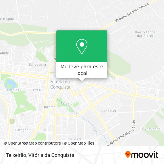 Teixeirão mapa