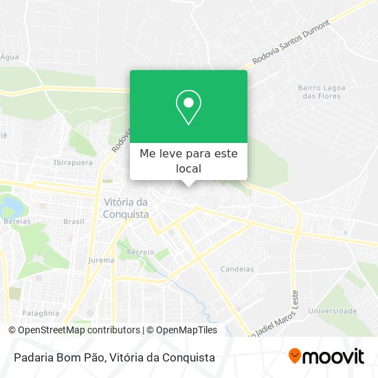 Padaria Bom Pão mapa