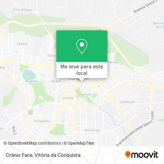 Crânio Face mapa