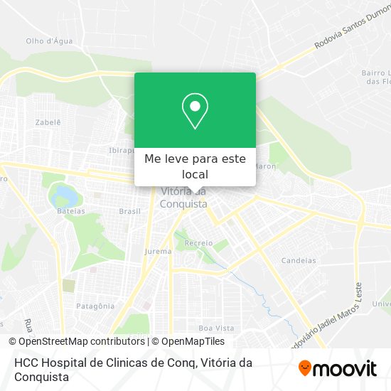 HCC Hospital de Clinicas de Conq mapa