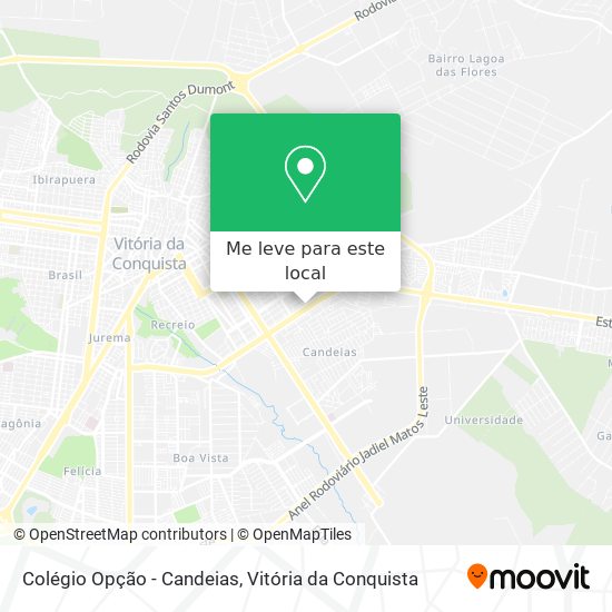 Colégio Opção - Candeias mapa